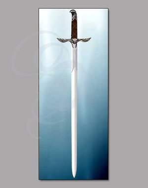 Licensed High-Carbon Steel Sword with Suede Grip