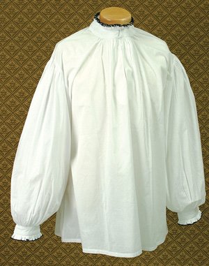 Official Henry VIII Courtly White Shirt from The Tudors