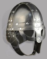 Premium Grade Leather Viking Helmet with Liner
