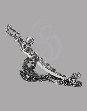 Dragon Reaper Dagger with Stand