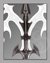 Small image #3 for Kit Rae Black Legion Battle Axe with Black Blades