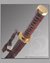 Small image #4 for Supple Leather-Braided Samurai Sword Set With Stand