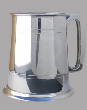 Pewter Lined Tankard with Satin Inside 1 Pint