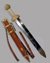 Small image #1 for High-Carbon Steel Roman Gladius with Belt and Customizable Pommel Cap