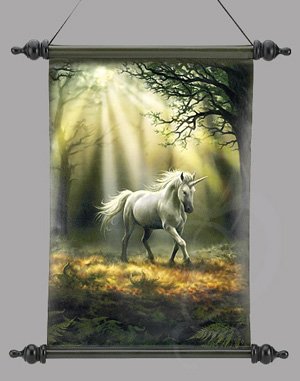 Ann Stokes Glimpse of a Unicorn Scroll
