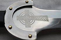 A CELTIC CROSS ON A SBA-CELTICSHORTSWORD