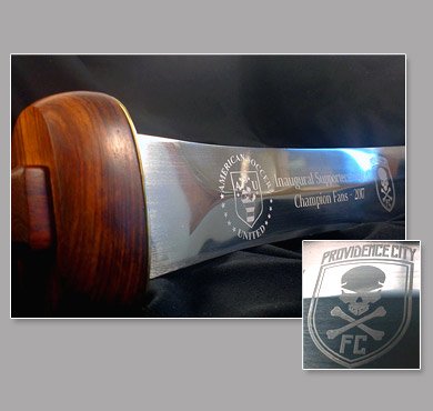 American Soccer Custom Engraving