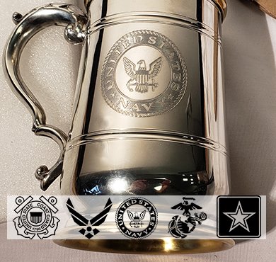 Navy Logo on a Tankarkd