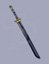 Small image #1 for Latex LARP Sword - Leopard Katana