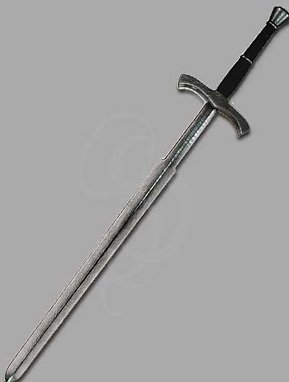 Foam Highlander, Greatsword - Two-Handed LARP Greatsword with Steel Colored Hilt