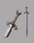 Small image #1 for Barbarian or Fantasy Warrior Foam Sword
