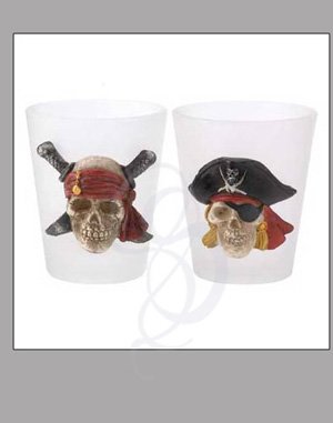 Buccaneer Shot Glasses - Set of 2
