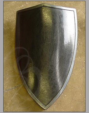 Life-Sized Painted LARP Crusader-Style Shield