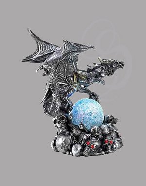 Armored Dragon with LED Globe
