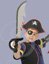 Small image #1 for Foam Costume - Dread Pirate