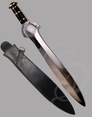 High Carbon Steel Celtic Sword with Sheath