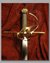 Small image #4 for Crossewind Ambidextrous Swept-Hilt Rapier with Brass Guard and Pommel