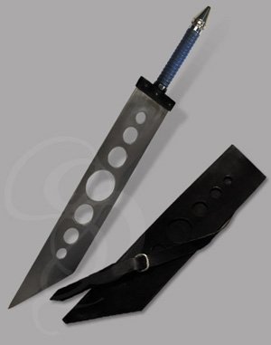 High-Carbon Steel Buster Sword With Sheath and Shoulder Strap