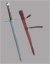 Small image #1 for Norman Sword with Molded Leather Scabbard with Belt Hangers