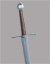 Small image #2 for Norman Sword with Molded Leather Scabbard with Belt Hangers