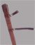 Small image #3 for Norman Sword with Molded Leather Scabbard with Belt Hangers