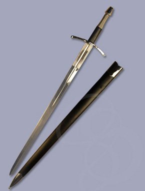 German Bastard-Style Ringhilt Sword with Split Grip
