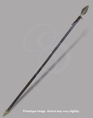 Spartan Spear- Greek Thrusting Spear with Leather Wrap and Buttcap