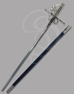 Stormblade Swept Hilt Rapier, Musketeer Style, with Superior Balance
