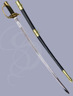 Confederate Army Officer's Sword - Civil War Replica