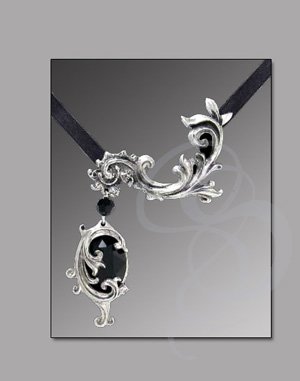 Elegant Asymmetrical Gothic Pendant