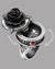 Small image #2 for Black Rose Poison Ring with Swiveling Secret Compartment