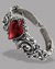 Small image #1 for Beautiful Blazing Heart Bracelet with Swarovski Crystal