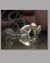 Small image #1 for Immortal Remains Pewter Bracelet with Skull and Bones