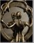 Small image #2 for Memento Mori: Skeletal Reflection Mirror Pendant