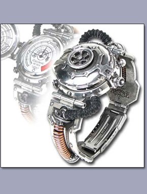 Steampunk Watch - Entropy Calibrator with Quartz Movement