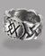 Small image #1 for Pewter Viking Ring with Norse Bindrunes
