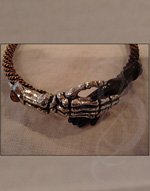 Deadly Friendship Pewter Bracelet