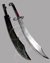 Small image #1 for Decorative Battle Scimitar with Two-Tone Grip