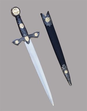 Medieval Golden Cross Dagger
