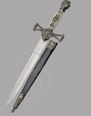 Medieval  Knight Dagger with Scabbard