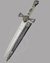 Small image #1 for Medieval  Knight Dagger with Scabbard