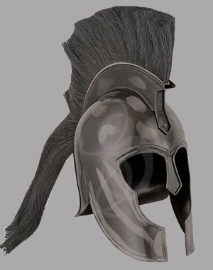 Trojan Helmet Battle Worn Design