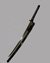 Small image #1 for Draco Katana with Rayskin Handle and black scabbard.
