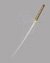 Small image #3 for Katana with Rayskin Handle and black scabbard.