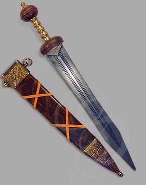 Tenth Legion Roman Tribune Gladius <BR>With Decorative Sheath