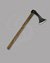 Small image #1 for Antiqued Franciscan Axe with Swept Haft and Blades