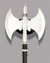 Small image #1 for Crescent Moon - Fantasy Stainless Steel Double Balded Battle Axe with Wire Wrapped Handle