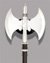 Small image #1 for Crescent Moon - Fantasy Stainless Steel Double Balded Battle Axe with Wire Wrapped Handle