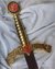 Small image #2 for Gilded Templar Sword with Knight's Templar Sigil and Scabbard