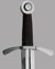 Small image #2 for Tempered Arming Sword with Leather Scabbar and Hanger For Stage Combat